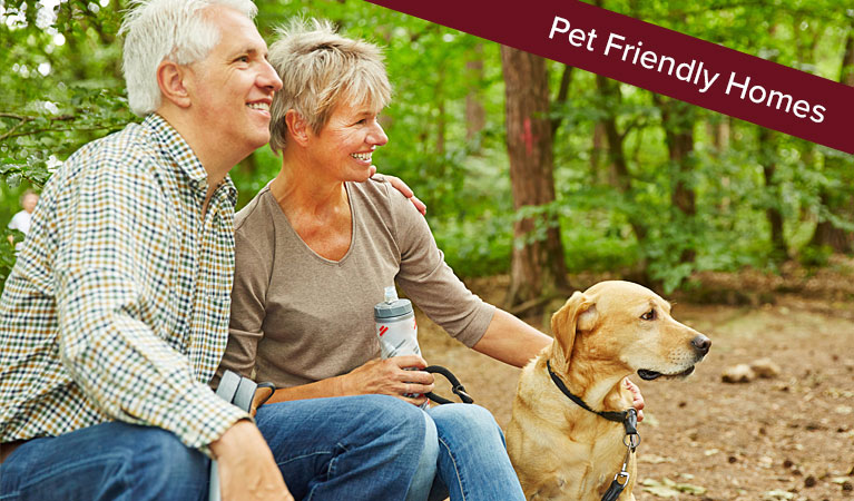 Pet friendly homes - The ideal location for your active retirement lifestyle in Northern Kentucky.